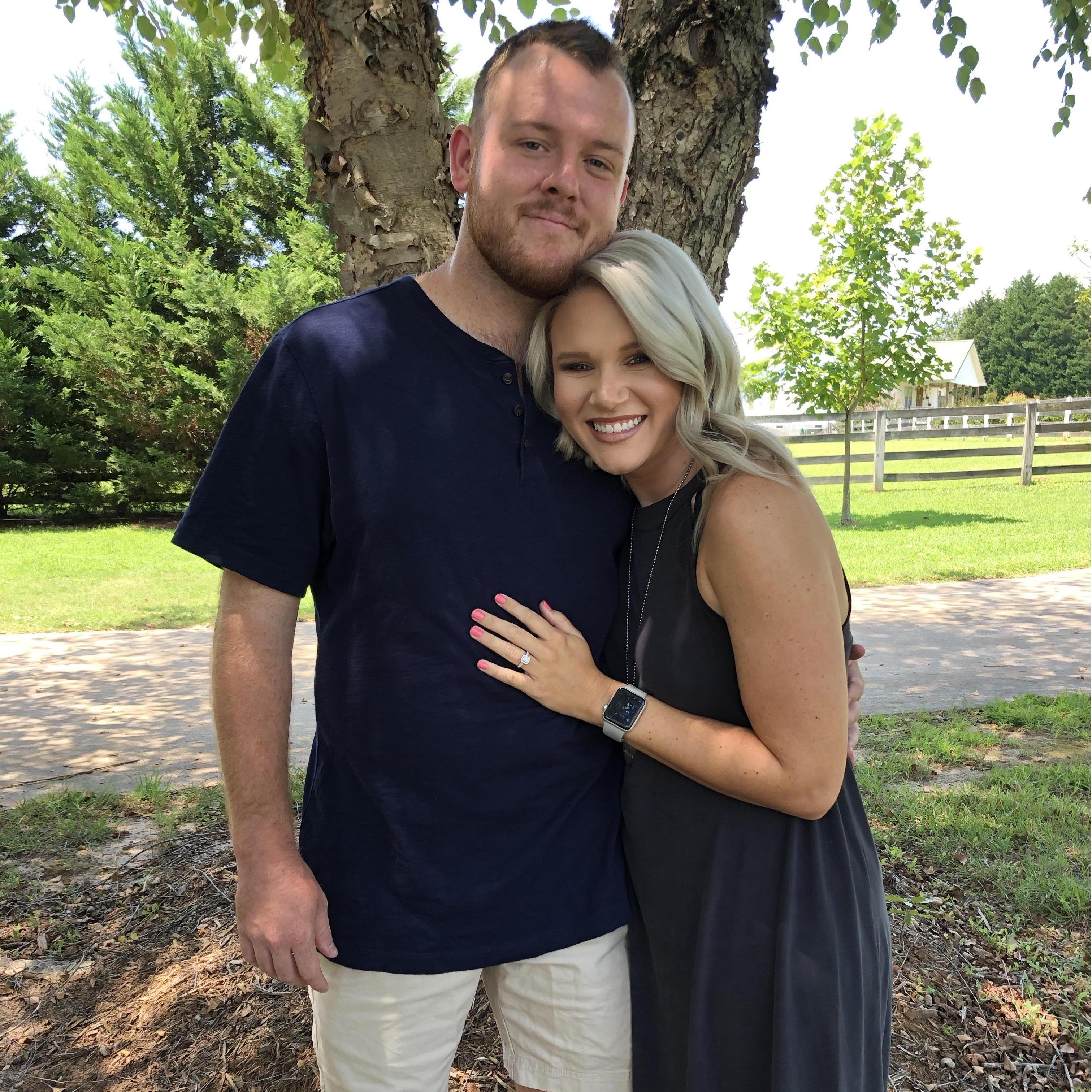 The day after our engagement!
