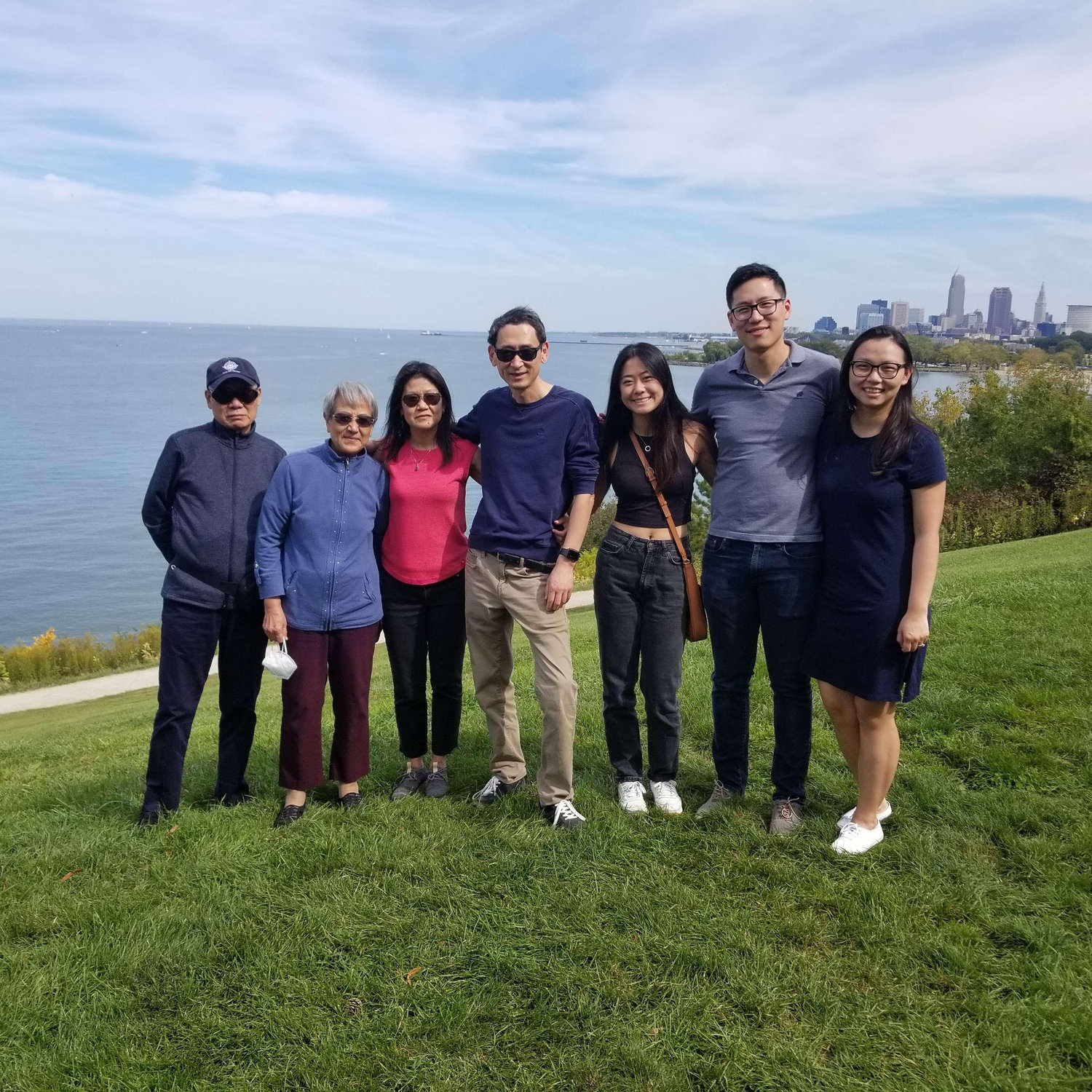The family in Cleveland