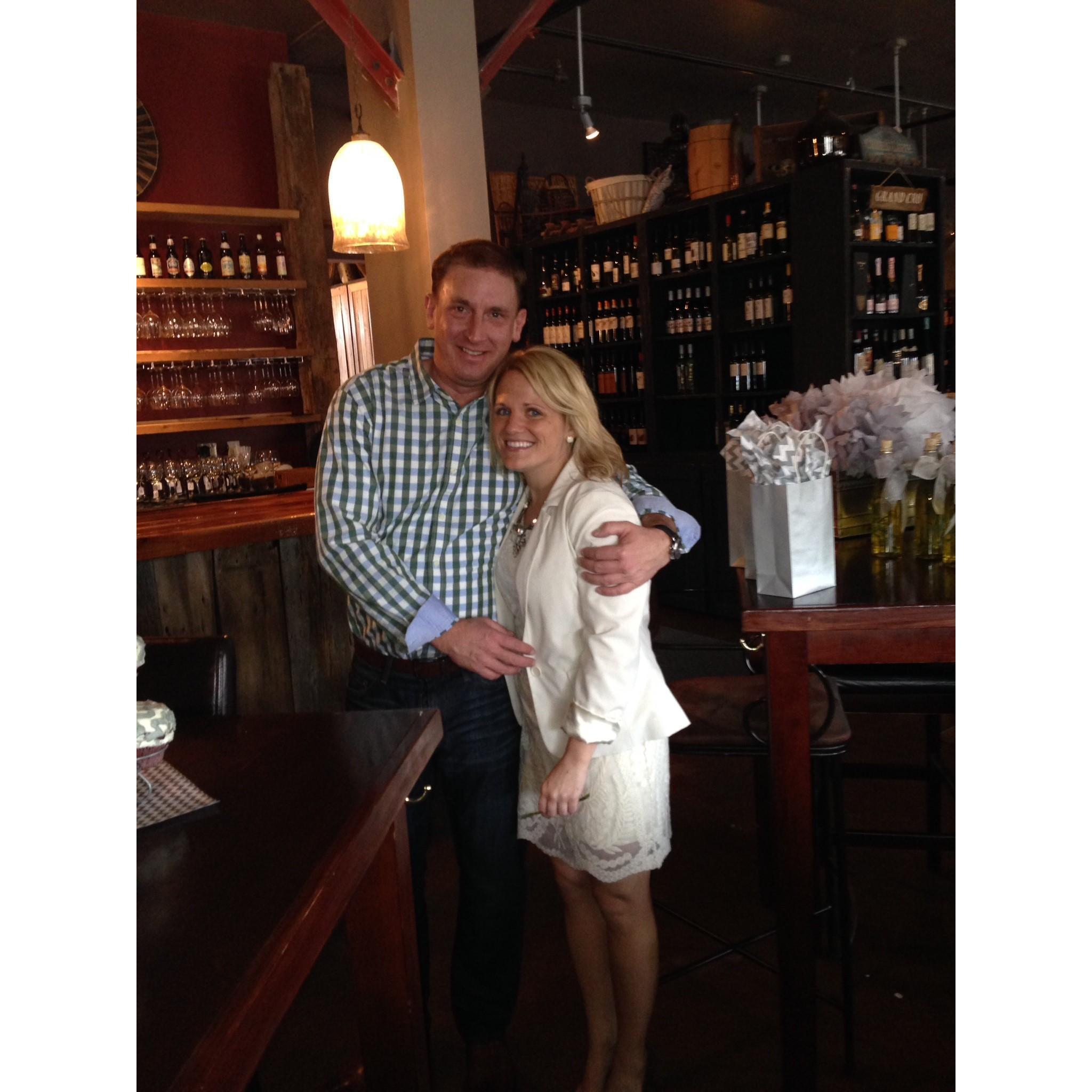 I have hosted lots of bridal and baby showers, and Nathan is always very helpful and supportive!