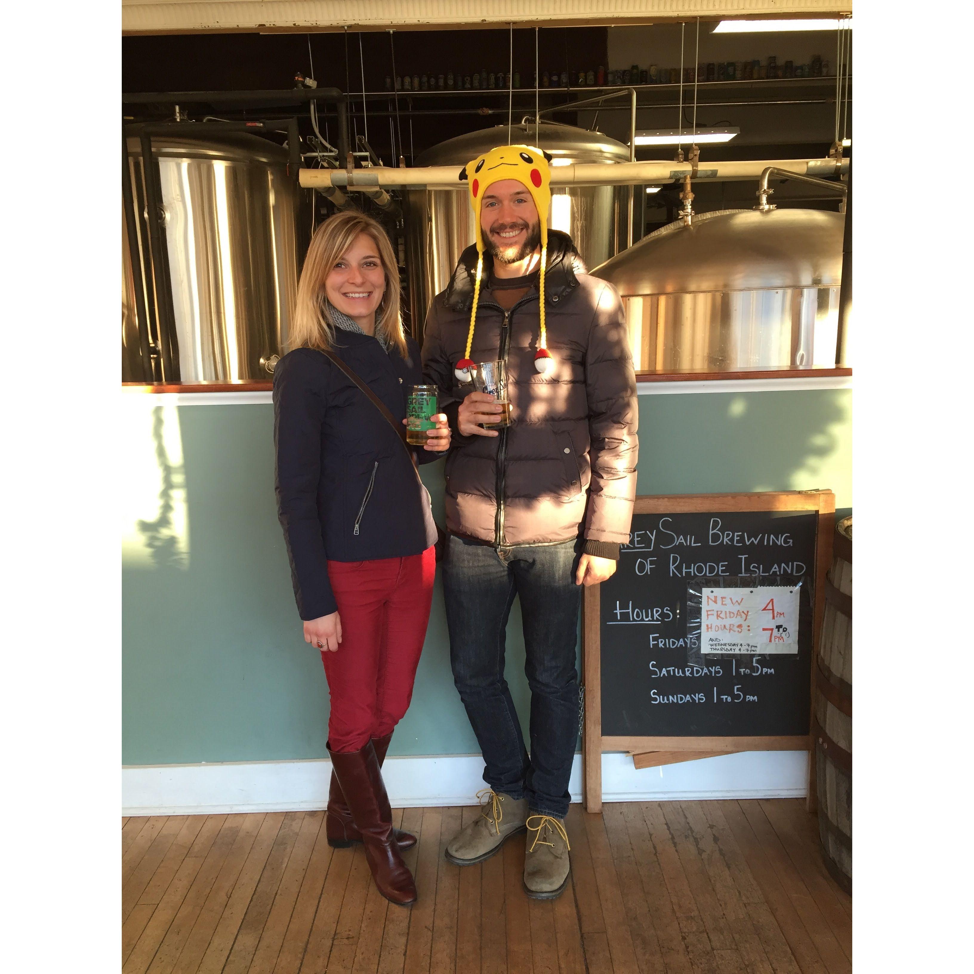 Grey Sail Brewing in Rhode Island.