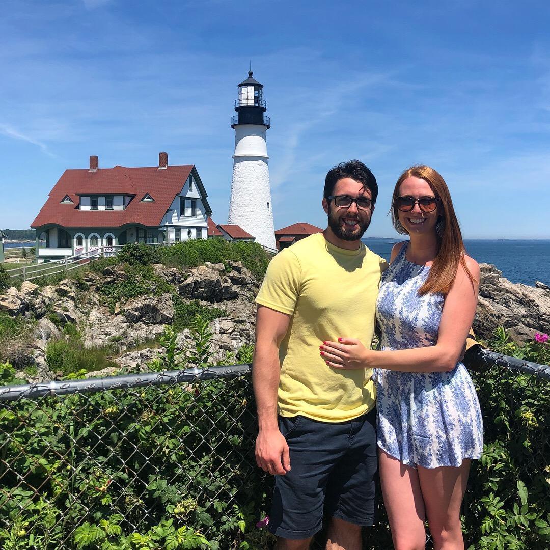 Portland Maine for our 5th anniversary in 2018
