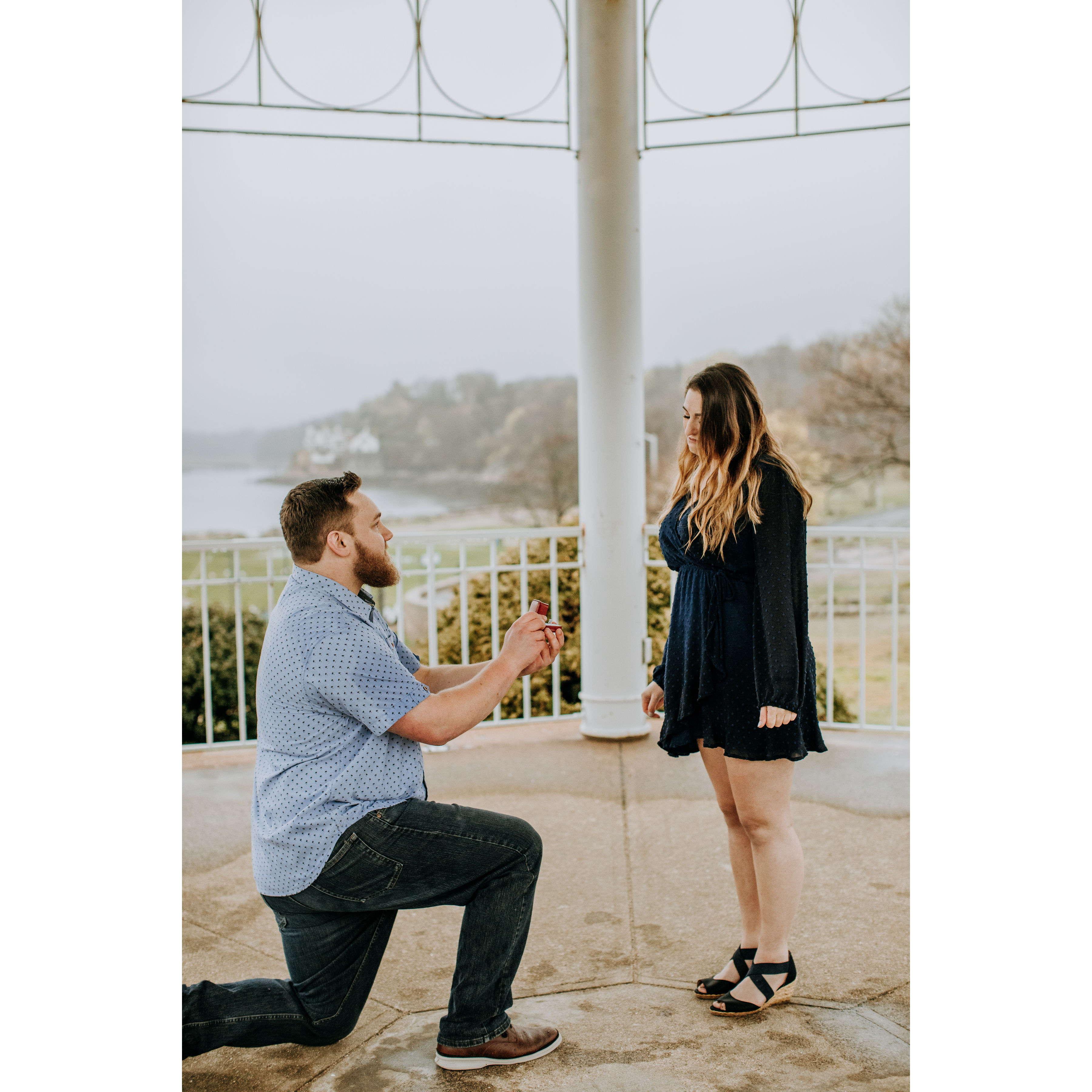 2021- This is Geoff's favorite photo from our engagement!