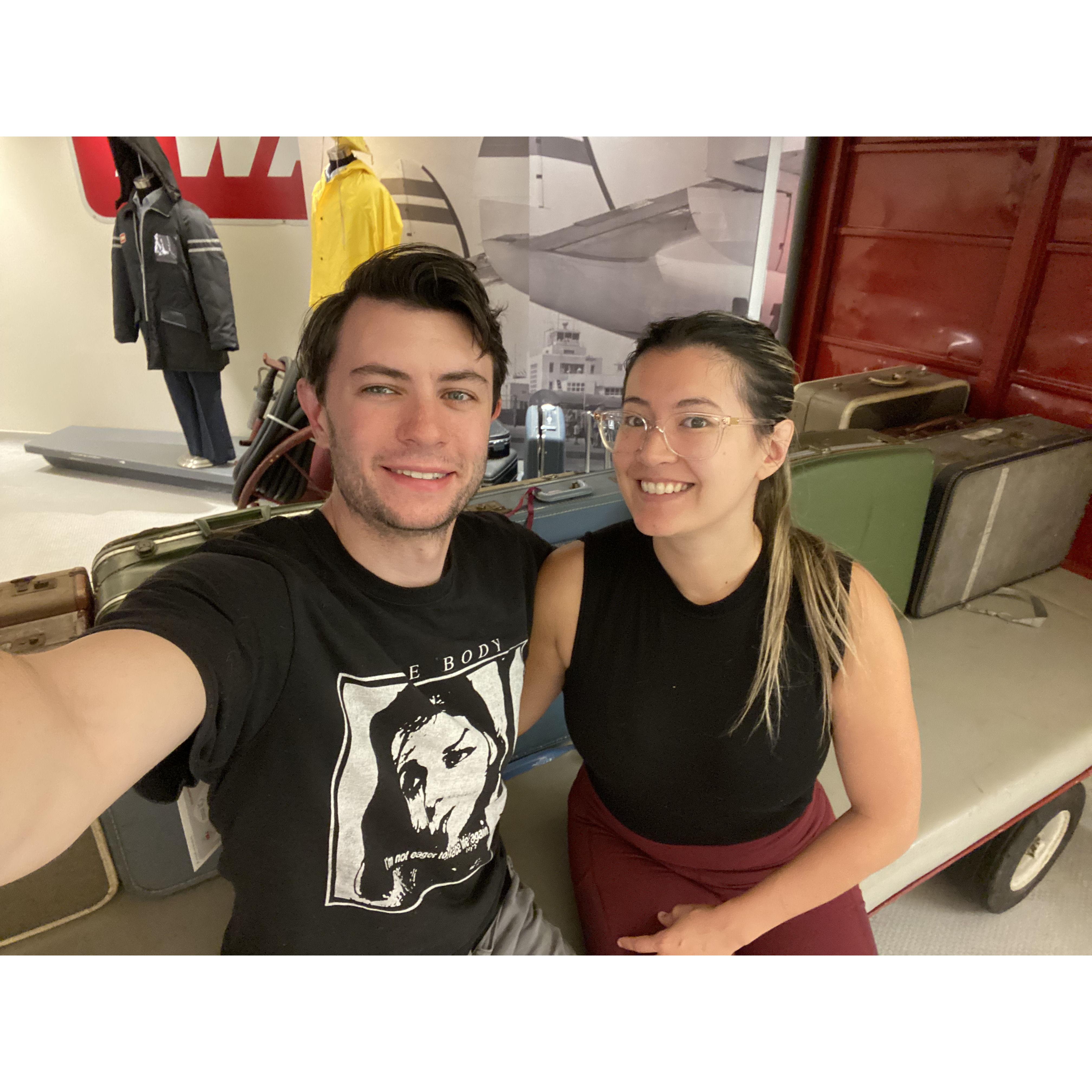 Exploring the TWA Hotel at JFK, September 2022.