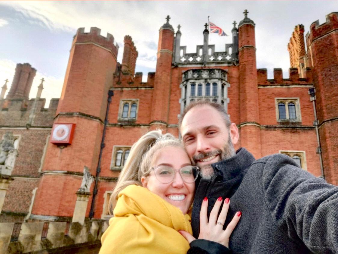 ENGAGED at Hampton Court Palace!