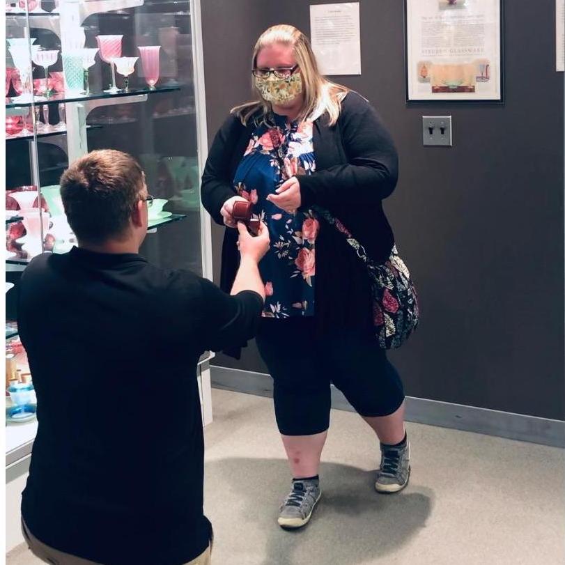 The Proposal: He proposed to me at the Corning Museum of Glass in one of the glass exhibits