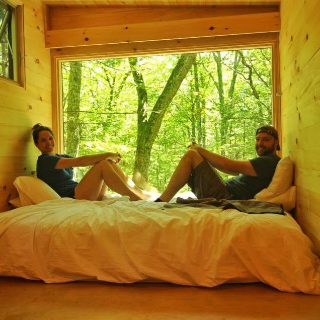 Our first, but hopefully not last(!), time in a tiny house in Upstate NY