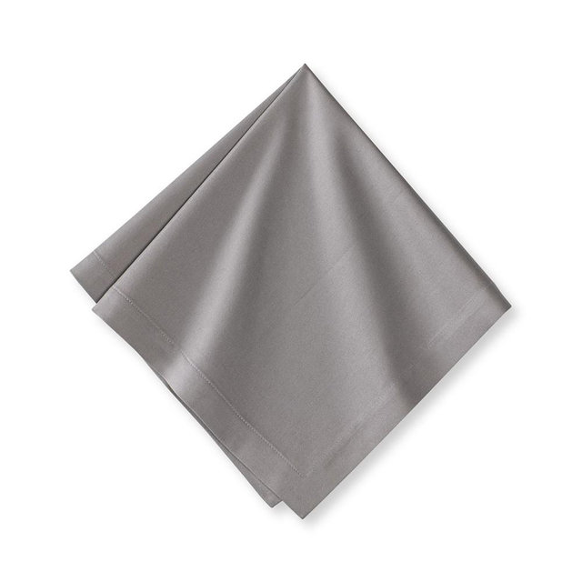 Hotel Dinner Napkins, Set of 12, Charcoal