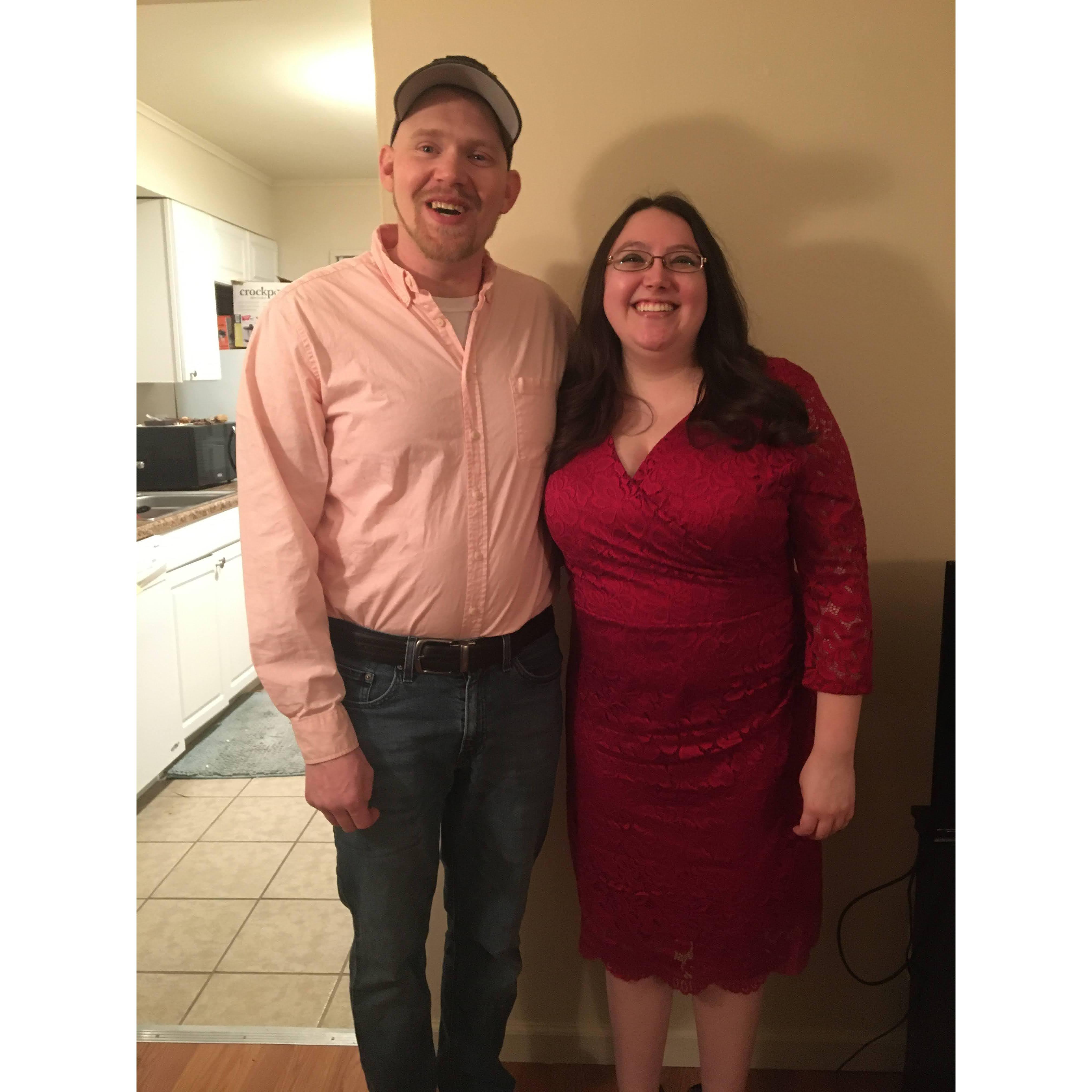 Our first Valentine's Day!