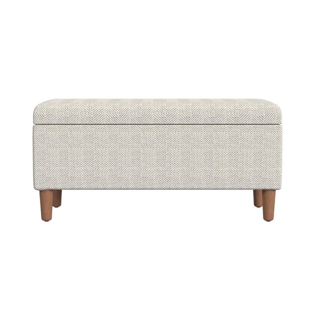 Malmo Storage Bench Cream - HomePop