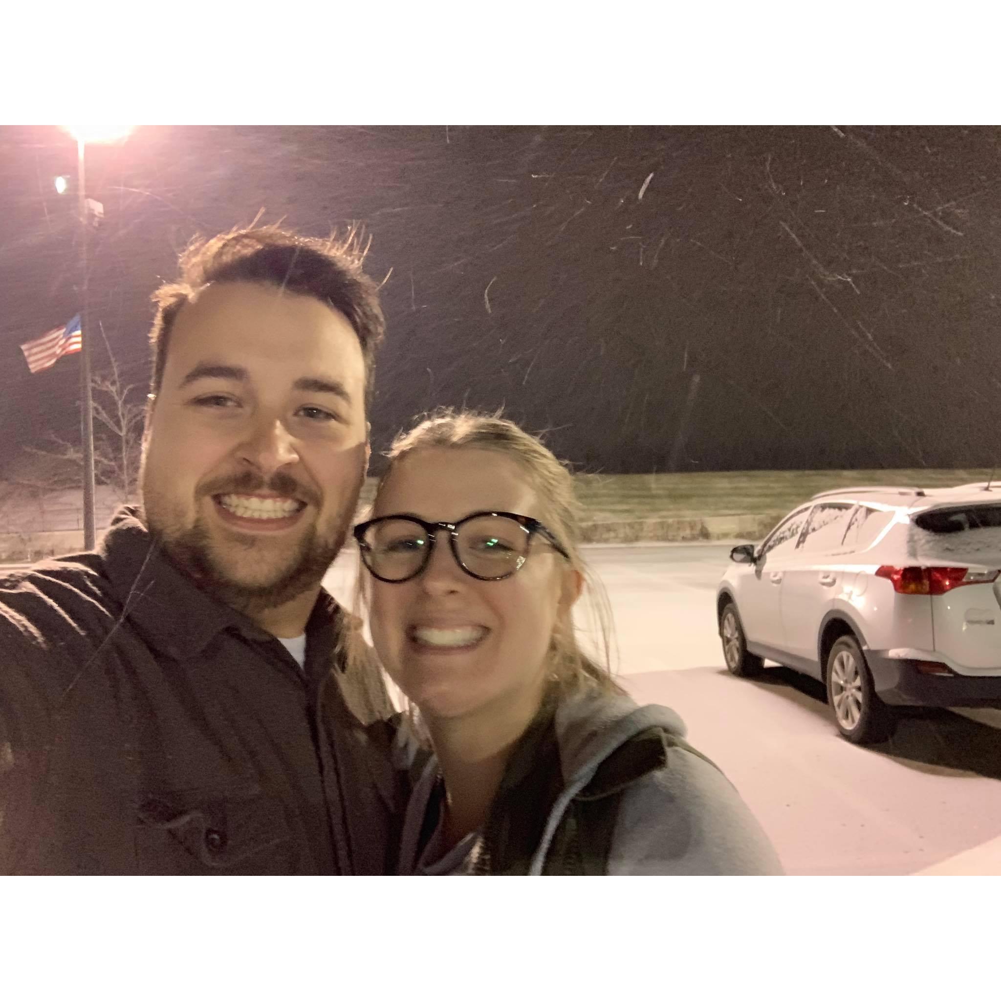 First snowfall