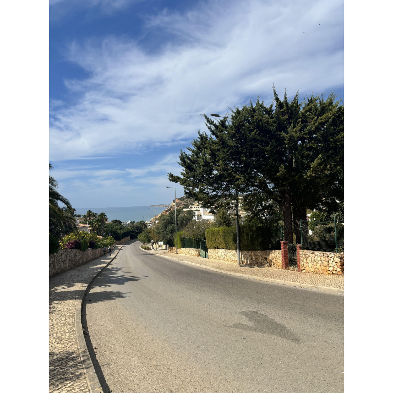 The walk from our venue to Belmar