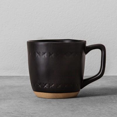 Stoneware X Mug 14oz - Black - Hearth & Hand™ with Magnolia