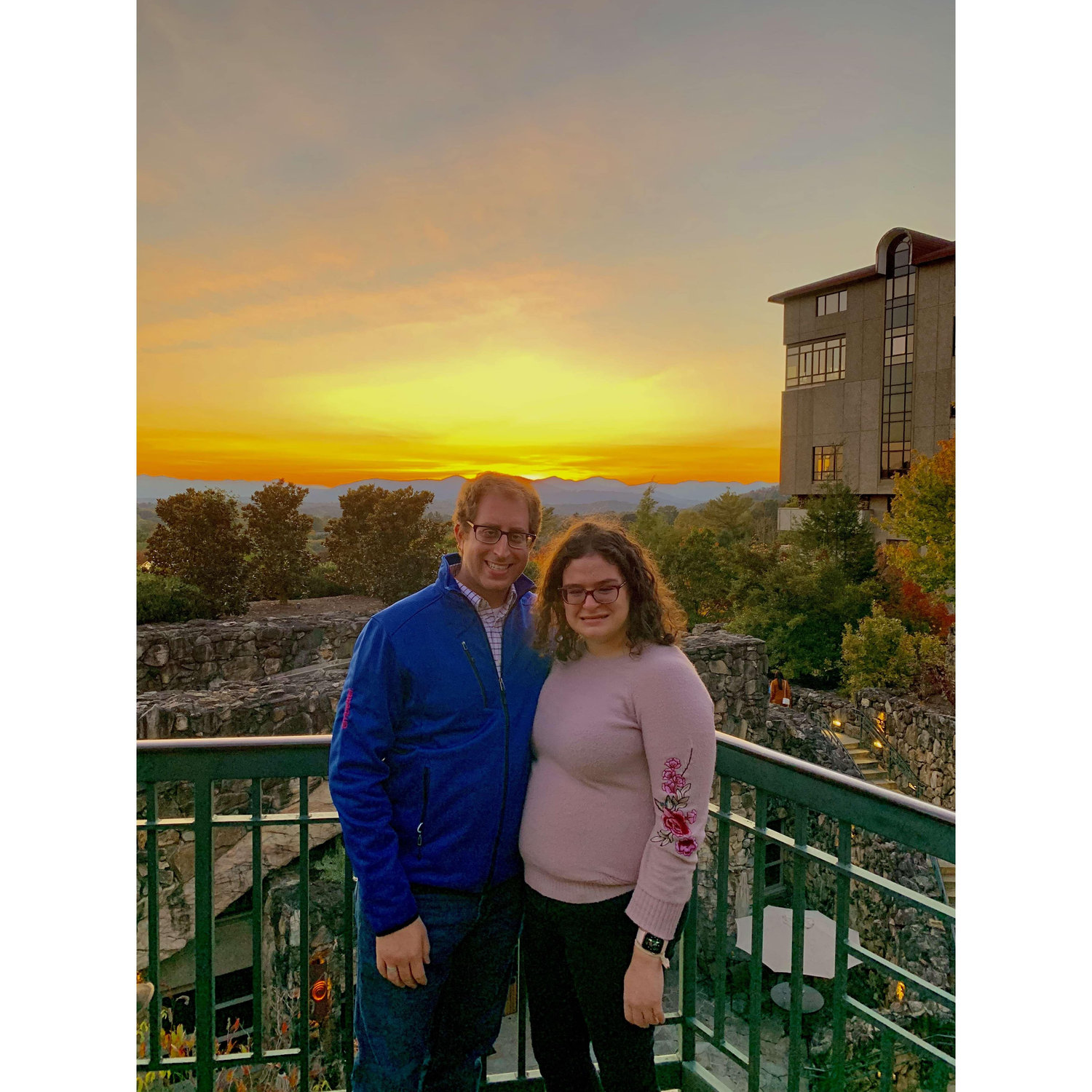 Sunset in Asheville, NC