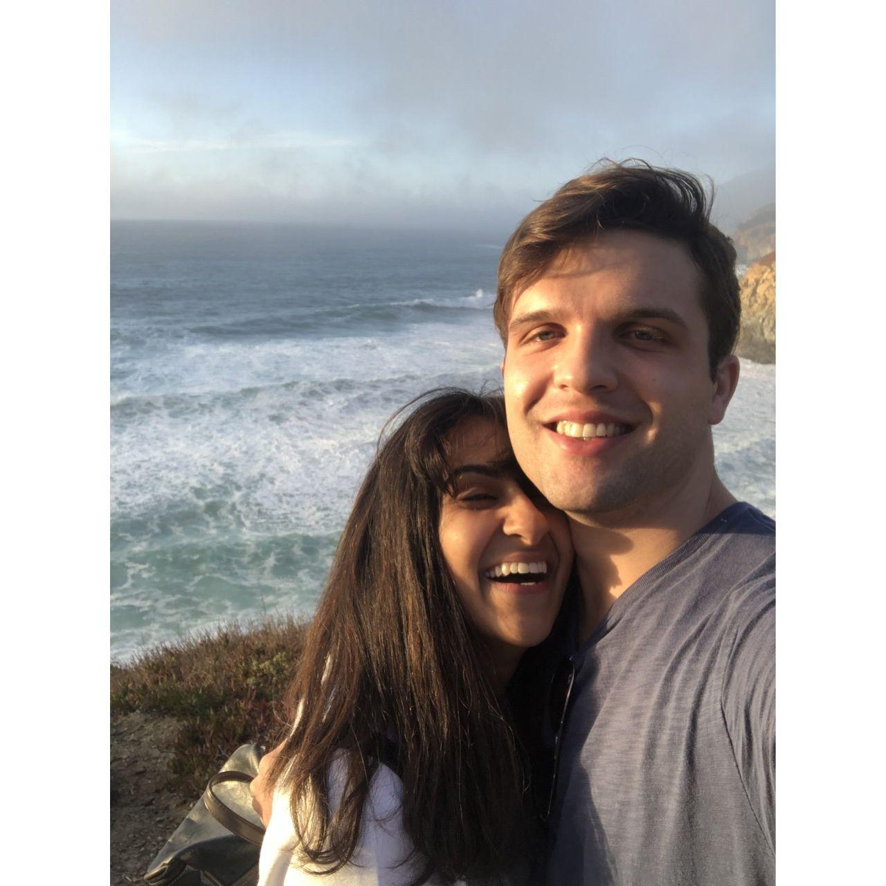 Roadtripping through Big Sur... windy!