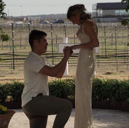 popping the question!