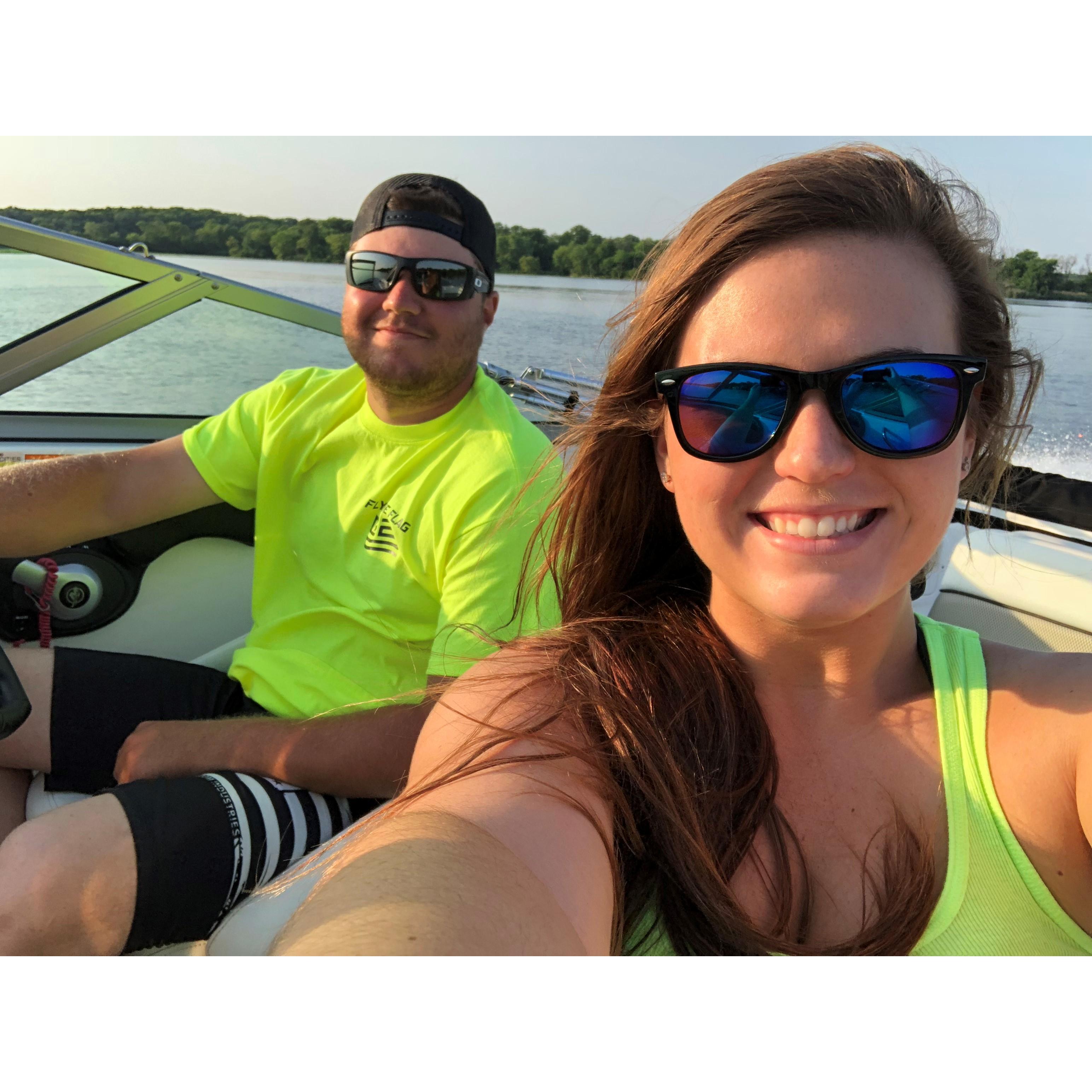 June 2018 - First time out on our boat!