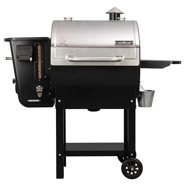 Camp Chef 24 in. WIFI Woodwind Pellet Grill & Smoker, WIFI & Bluetooth Connectivity, PID controller, Stainless Steel, Total Cooking Surface 811 sq in