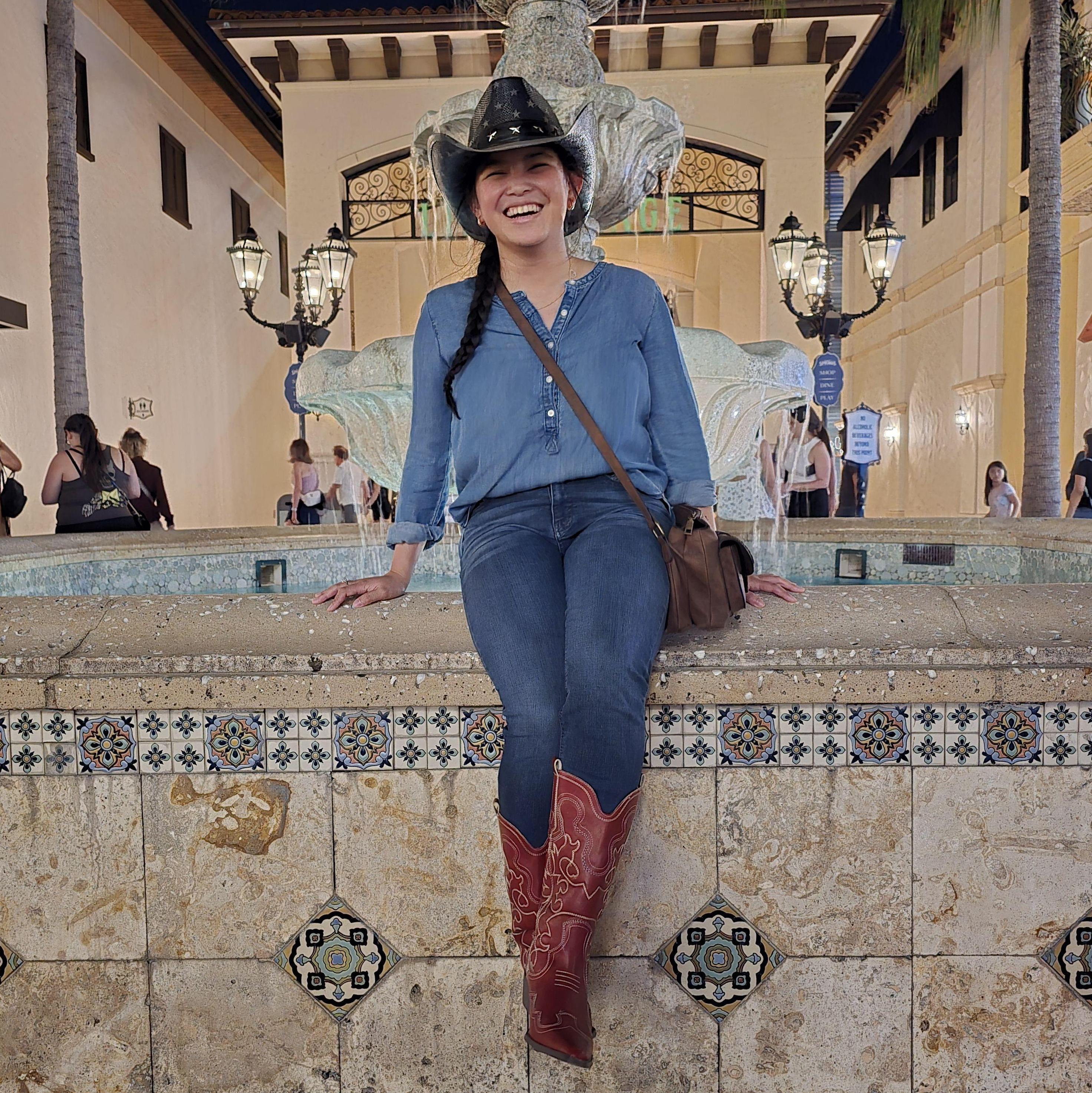 He said he loved this picture of me, I think it's because of how much I loved the boots he got me.