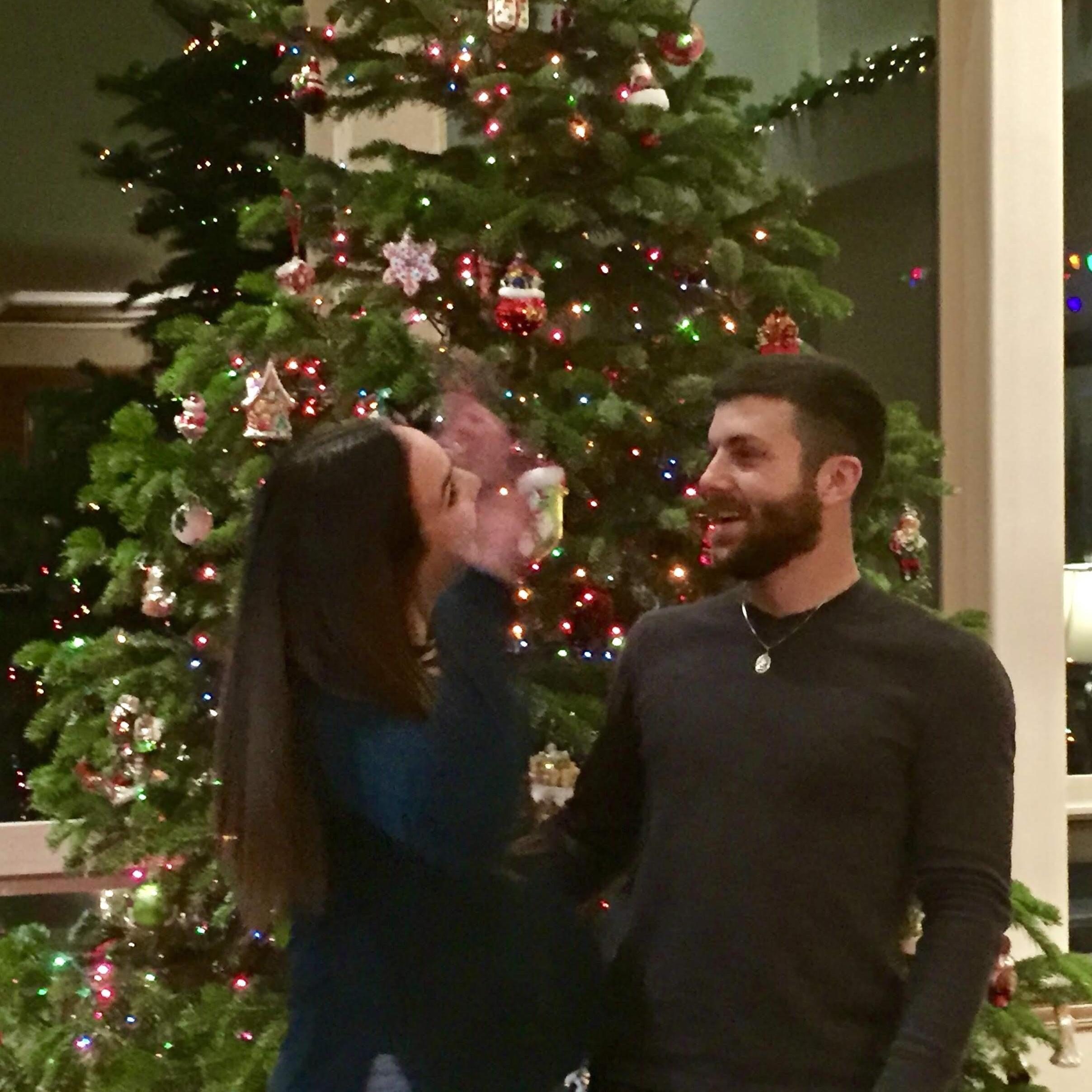 Our first Christmas together. We celebrated in Washington with Matt's family (Dec 2018).