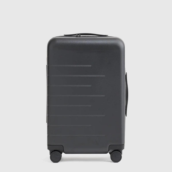 Expandable Carry-On Suitcase in Black