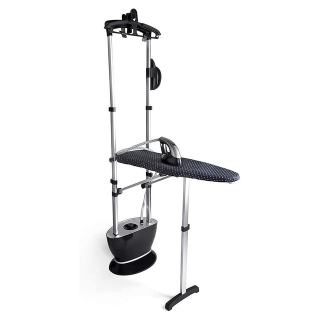 Steam & Go - All-in-One Garment Steamer and Iron, Pressurized Steamer For Clothes with Ironing Board and Clothing Hanger, Steam Iron Fabric Steamer for Wrinkles and Creases, Chemical-Free