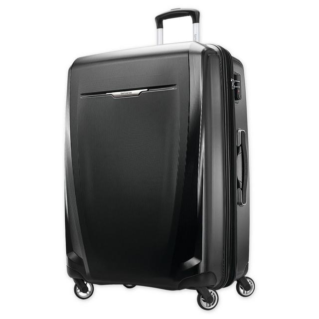 Samsonite® Winfield 3 DLX 28-Inch Hardside Spinner Checked Luggage in Black