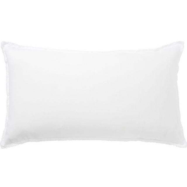 Belgian Flax Linen Crochet Fringe Sham, King