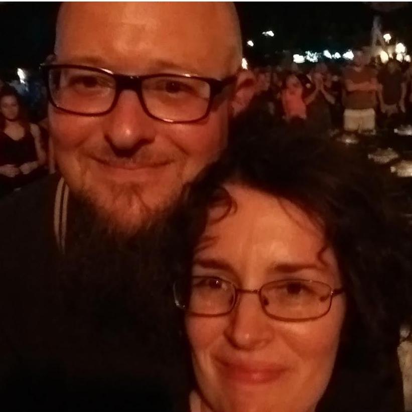 This was at a ZZ Top concert while we were still figuring out how we felt about each other. It was pretty obvious, in retrospect.