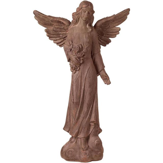 Kensington Hill Large Tall English Tudor Angel Garden Statue Sculpture Holy Decor Outdoor Garden Front Porch Patio Yard Outside Home 41 1/2" High