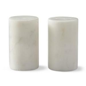 White Marble Salt & Pepper Shakers