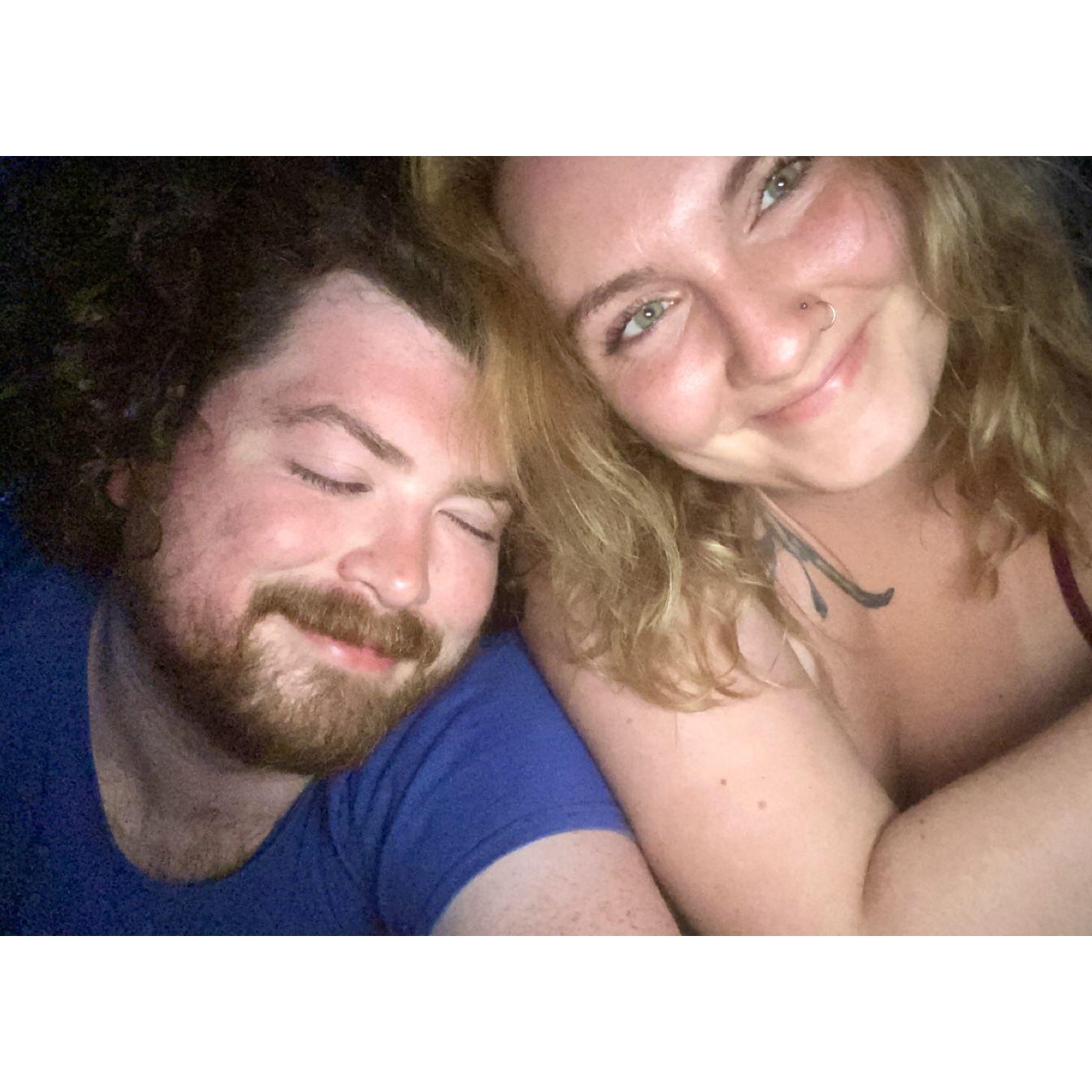 5.23.21 - After Kennywood, we went to Schenley Park where we had our first date