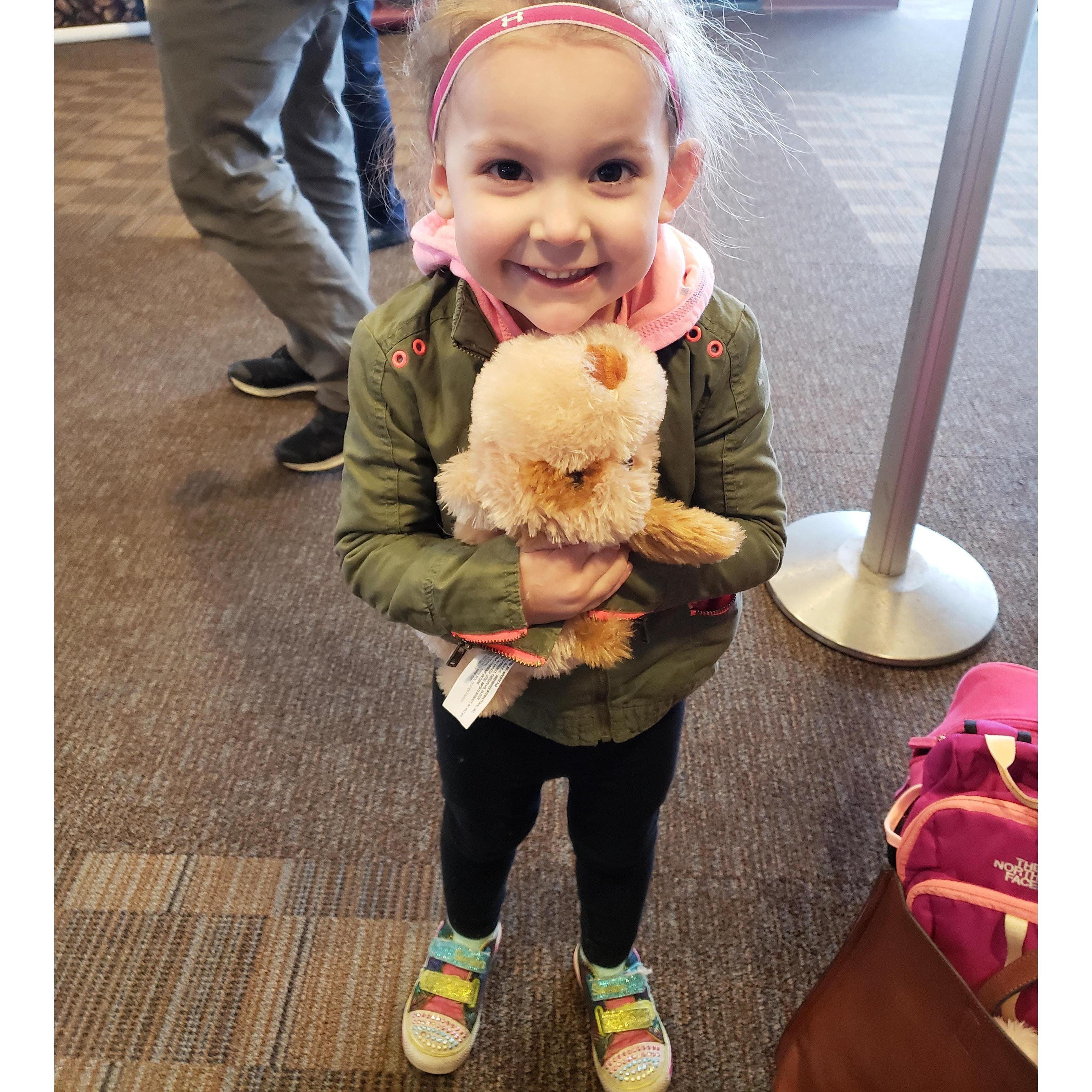 Hazel almost 3! Winter 2019