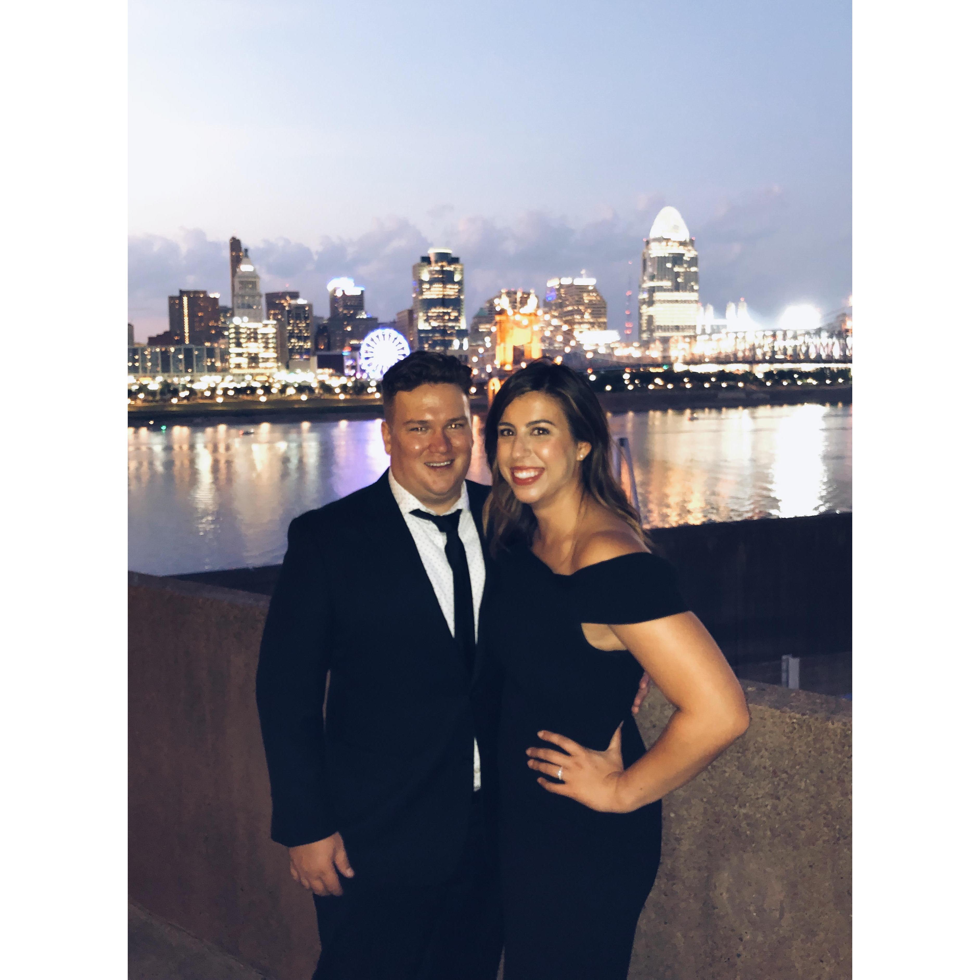 Celebrating our friends Grant and Allison at their wedding in Cincinnati.