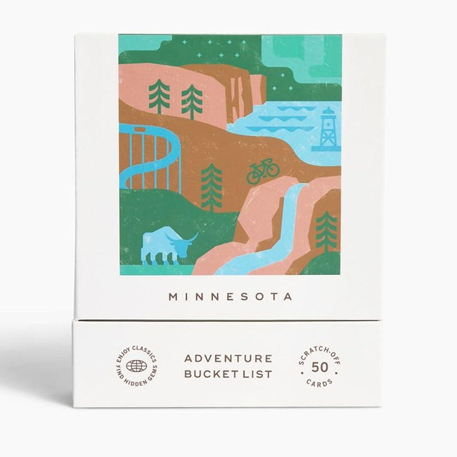 Minnesota Adventure Bucket List: 50 Scratch-Off Cards Featuring Minnesota Tourist Attractions, Outdoor Activities, and Road Trips - Perfect Experience Gift and Travel Guide for Exploring