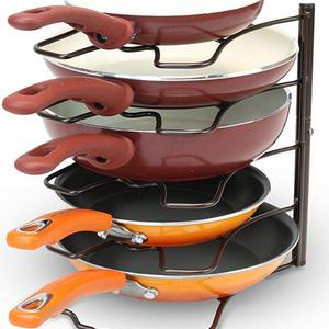 Deco Brothers Pan Organizer Rack, Bronze