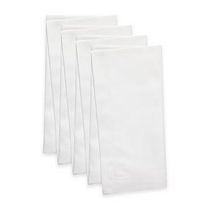 Solid Buffet Napkins in White (Set of 4)