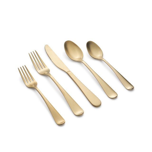 Rhiannon Satin 20-Piece Flatware Set, Service for 4
