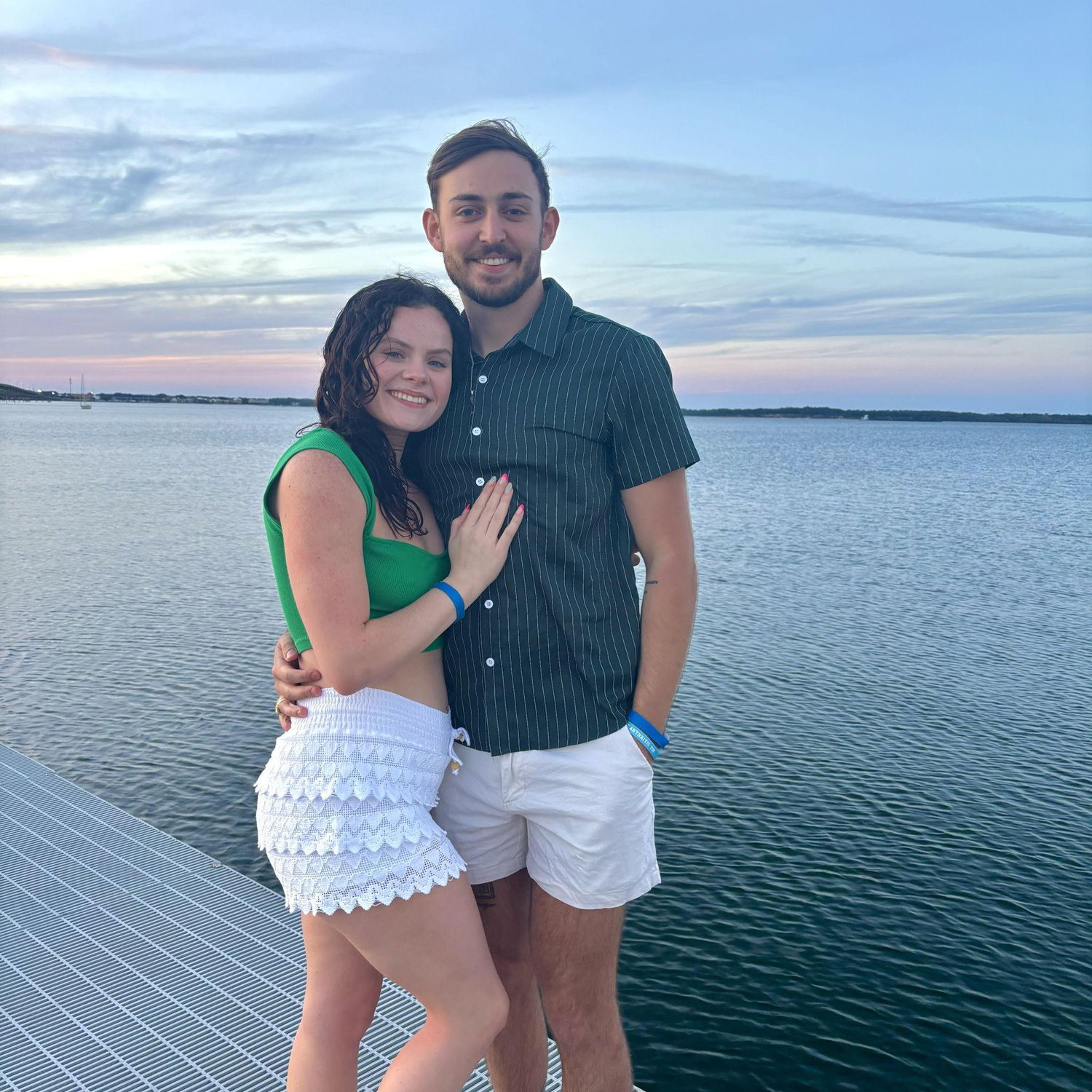 Our first vacation together! We went to flordia with our matchmaker, Gaby Coscio!