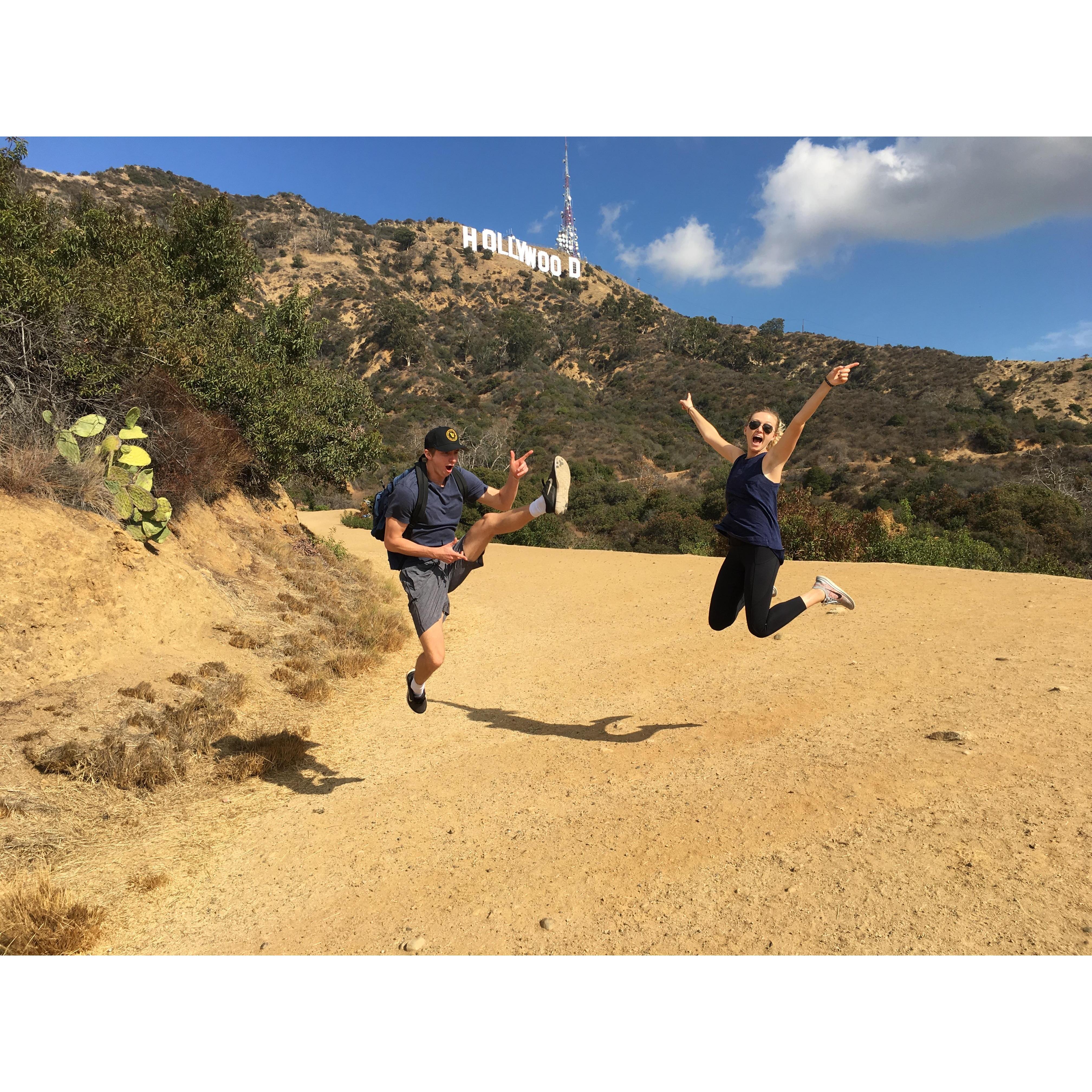 Hiking to the Hollywood sign!