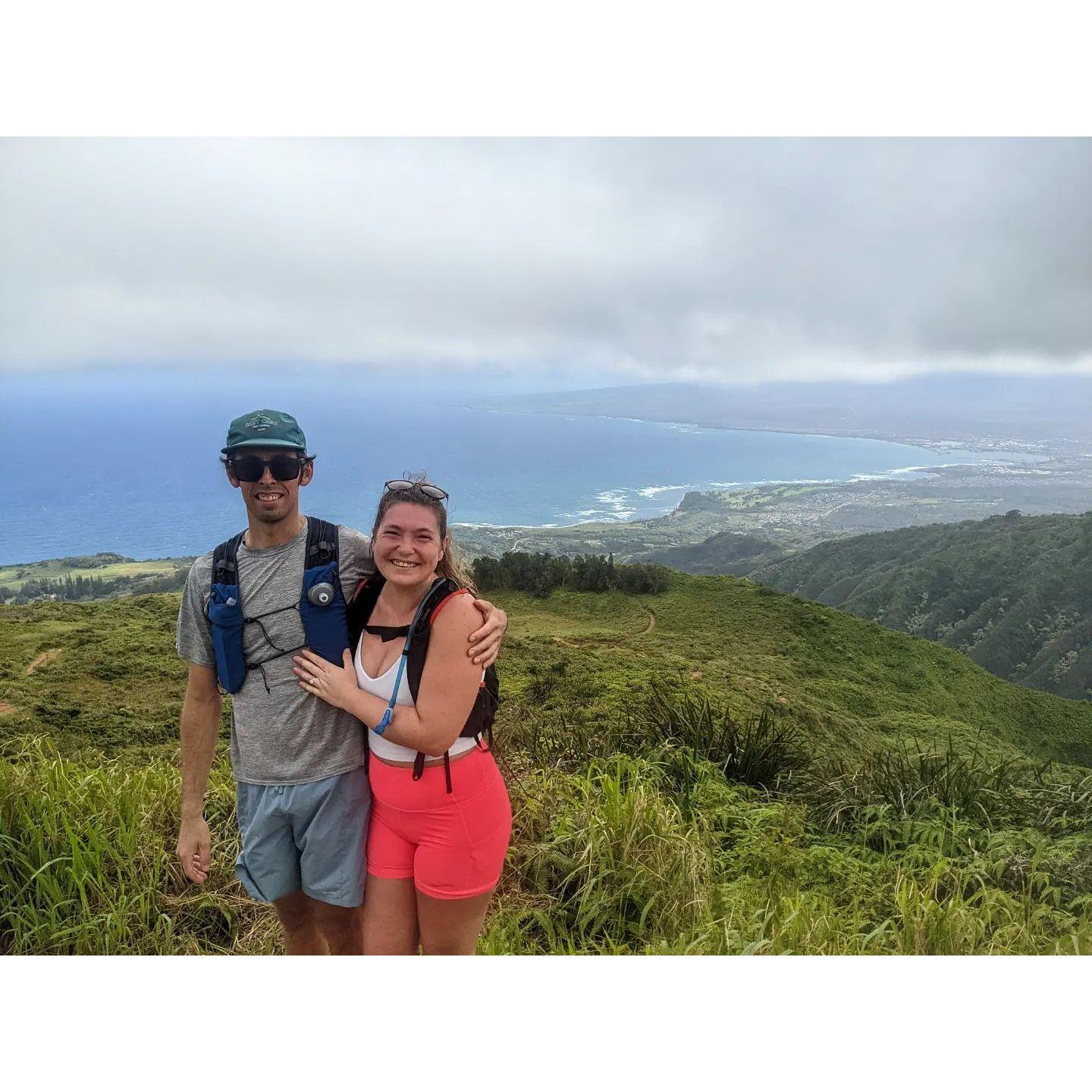 Just after we got engaged!