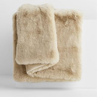 Faux Fur Throw Blanket