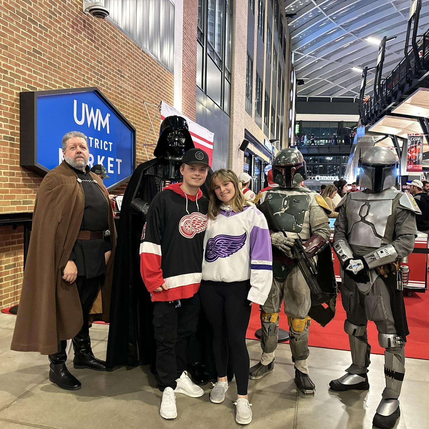 Our love for the Red Wings and Star Wars