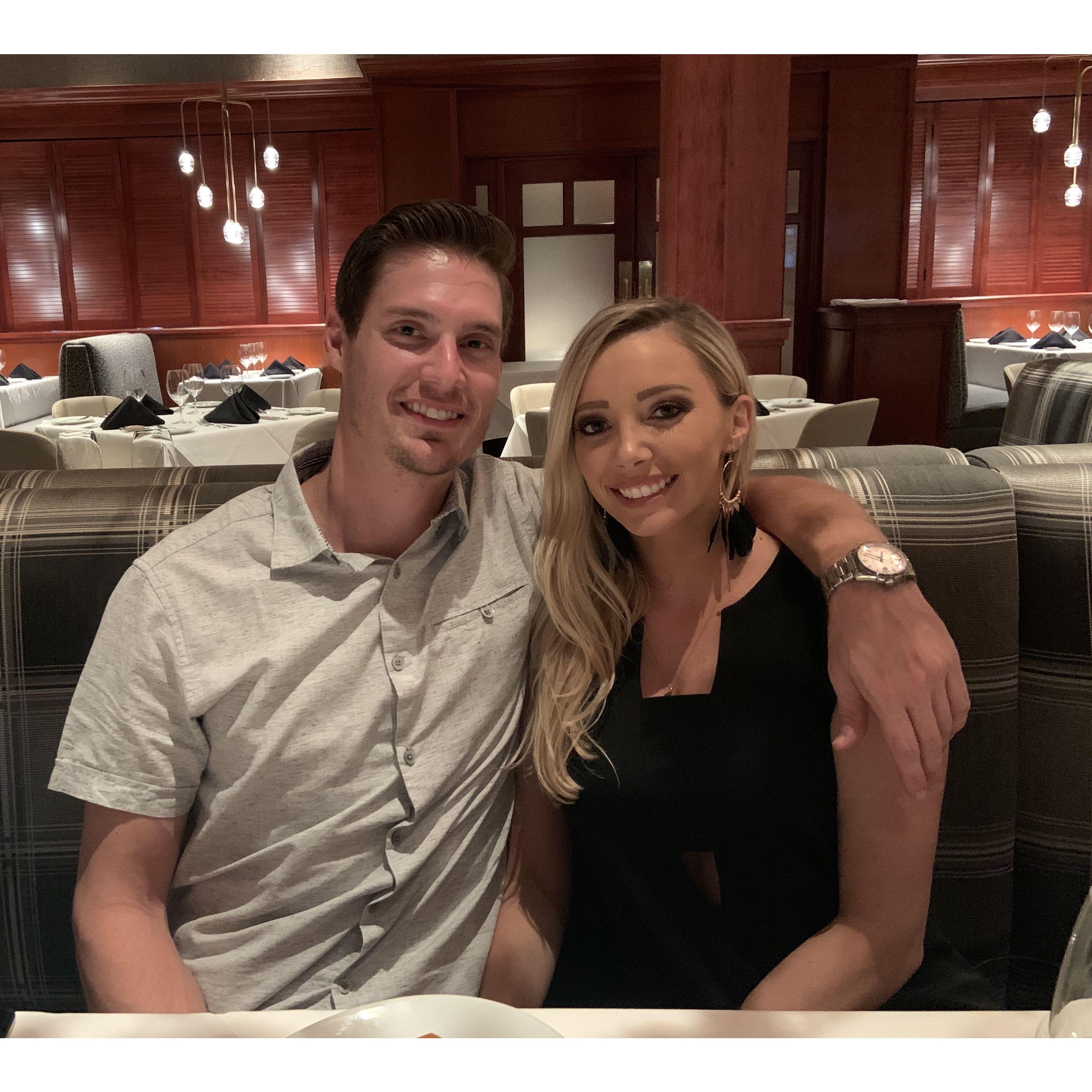Brandon’s 30th birthday dinner 2020