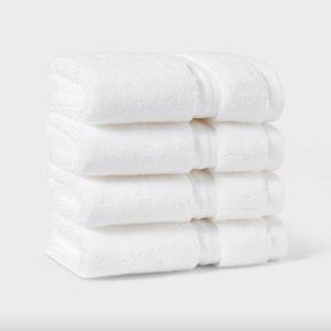 Spa Plush 4 Pack Hand Towel Set White - Threshold™