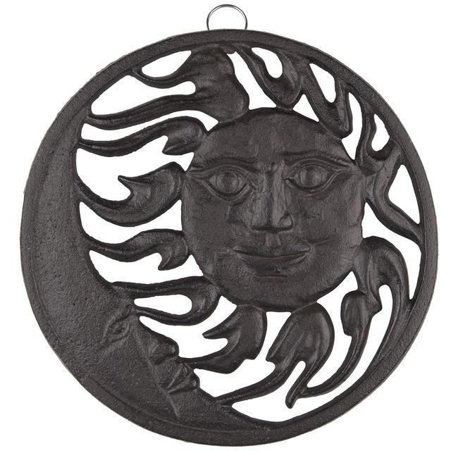 Cast Iron Trivet, Sun and Moon