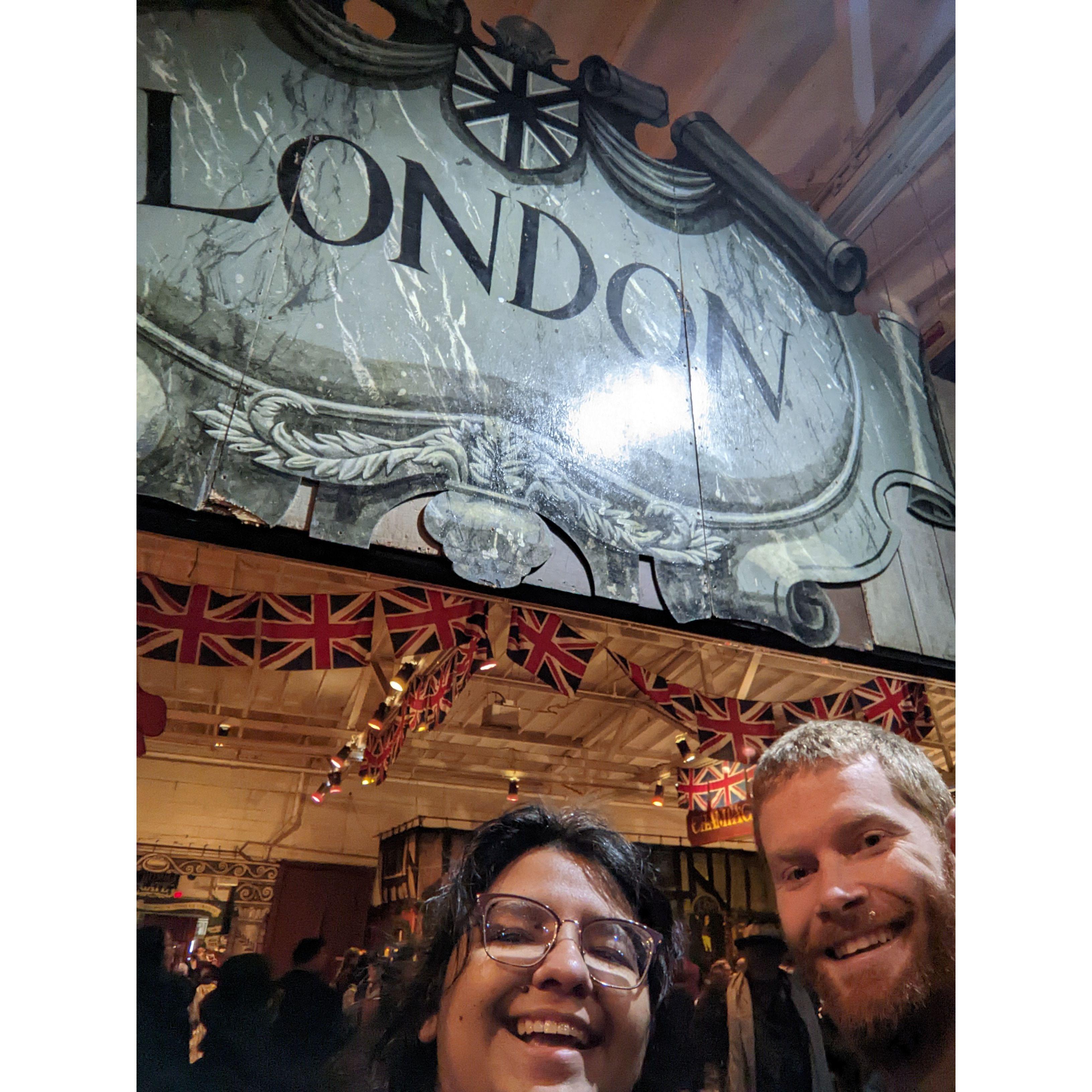 Sam & Rocio Travel Back in Time for the Dicken's Fair