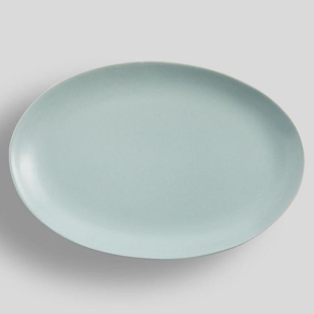 Mason Stoneware Oval Serving Platter - Blue
