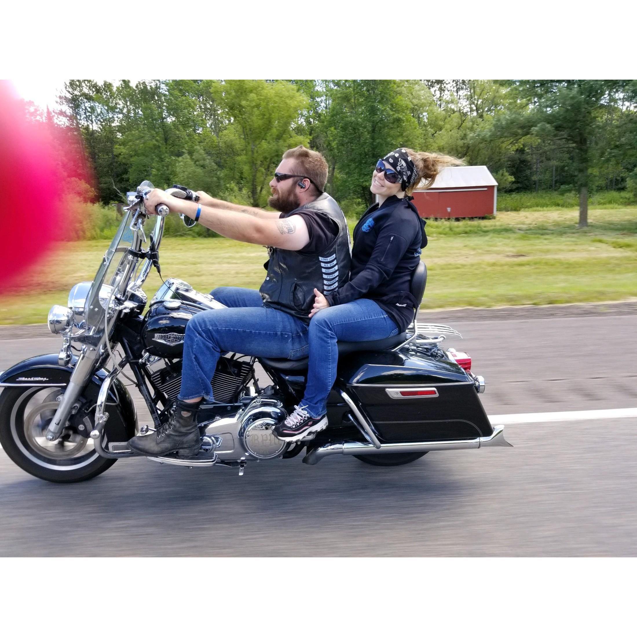 Enjoying a ride