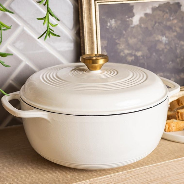 6 Quart Enameled Cast Iron Dutch Oven | Lodge Cast Iron