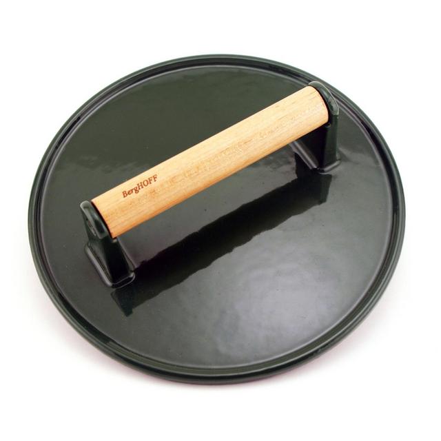 BergHOFF® Cast Iron Steak Press in Green